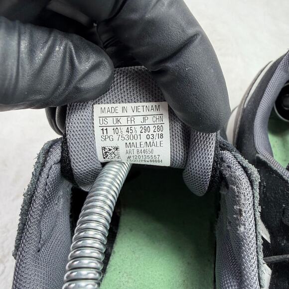 Adidas Retro Run Black/White Lifestyle Running Sneakers – Men’s US 11 - Picture 10 of 10